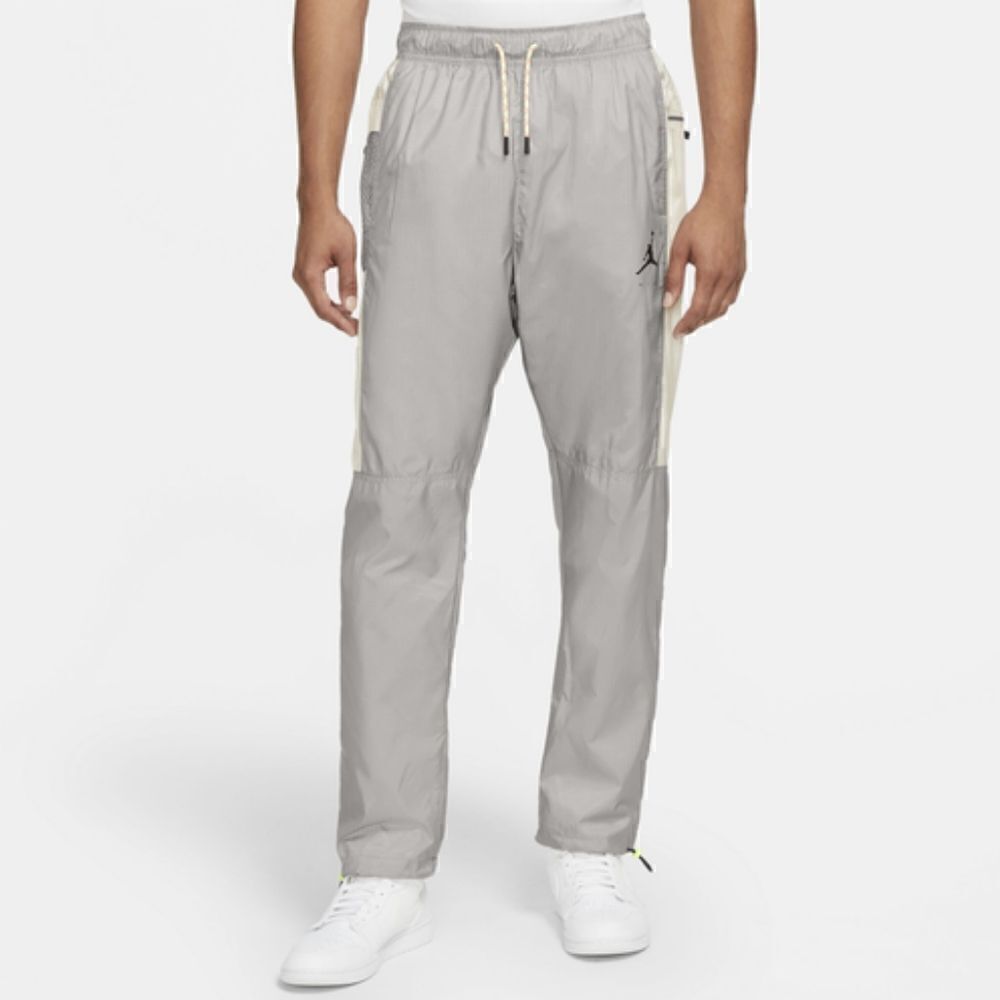 Air Jordan Statement Suit Pants Joggers Medium M Grey Black Adjustable Cuffs New